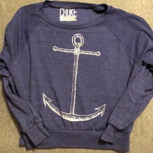 Blue Anchor Long sleeved light sweater